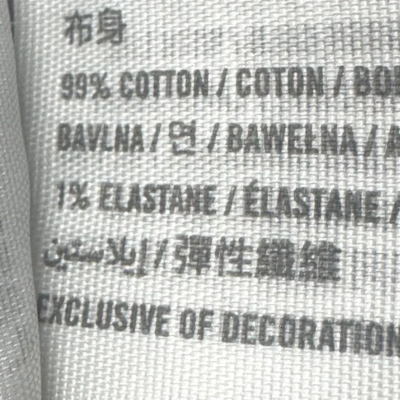 Abercrombie & Fitch Ankle Straight High Rise Distressed Jeans Light Wash 27/4 - Picture 6 of 6